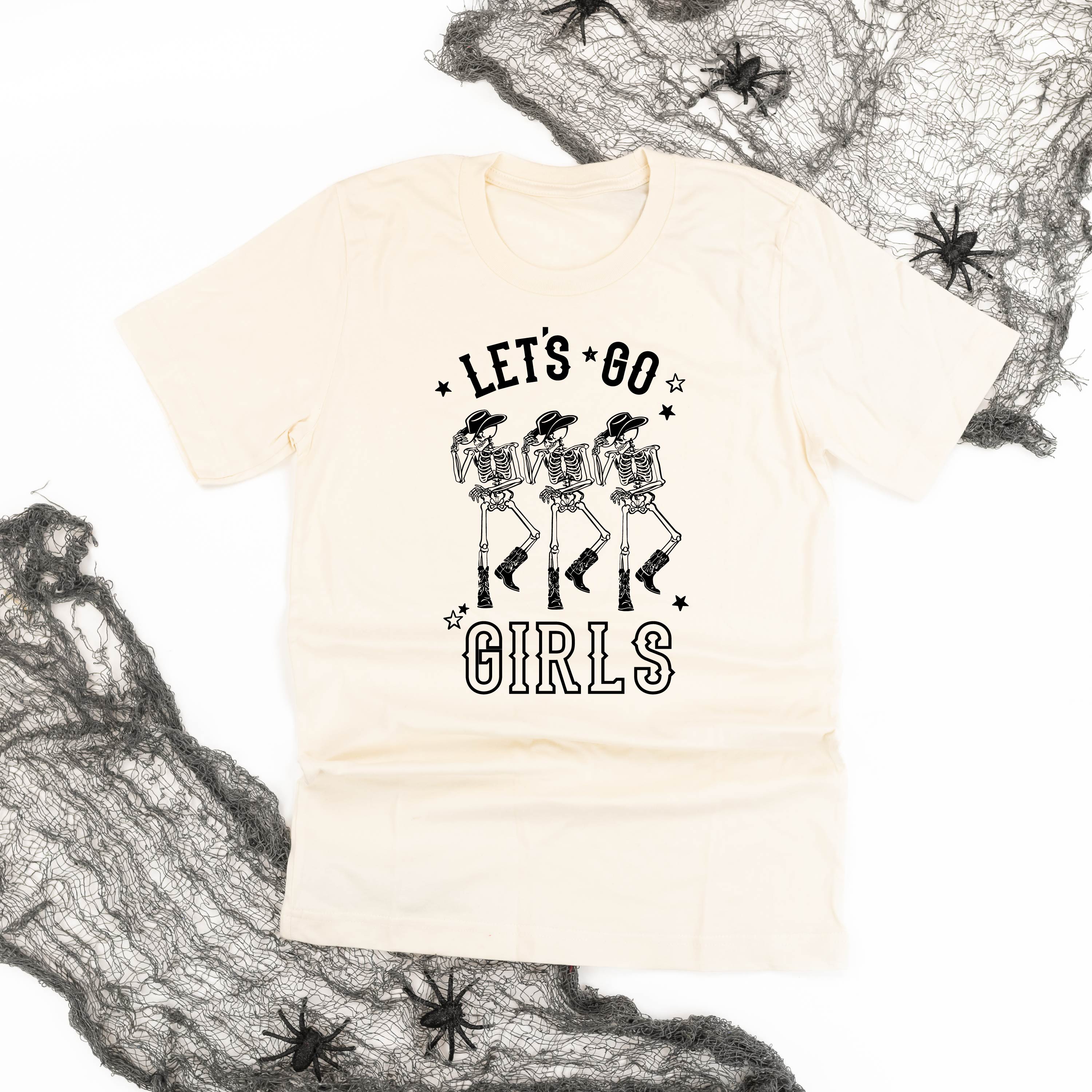 Cowgirl Skellies - Let's Go Girls - Unisex Tee Little Mama Shirt Shop