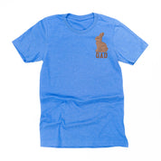 Dad - Chocolate Bunny (pocket) - Unisex Tee Little Mama Shirt Shop