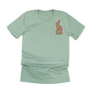 Dad - Chocolate Bunny (pocket) - Unisex Tee Little Mama Shirt Shop