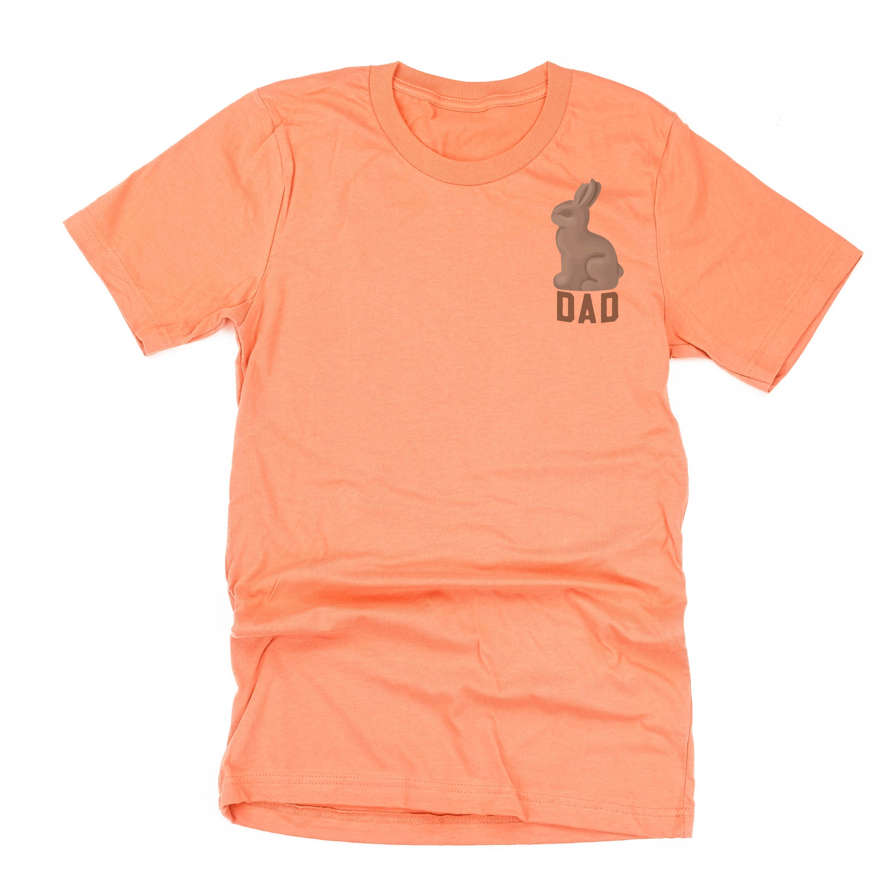 Dad - Chocolate Bunny (pocket) - Unisex Tee Little Mama Shirt Shop