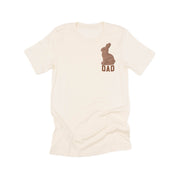 Dad - Chocolate Bunny (pocket) - Unisex Tee Little Mama Shirt Shop