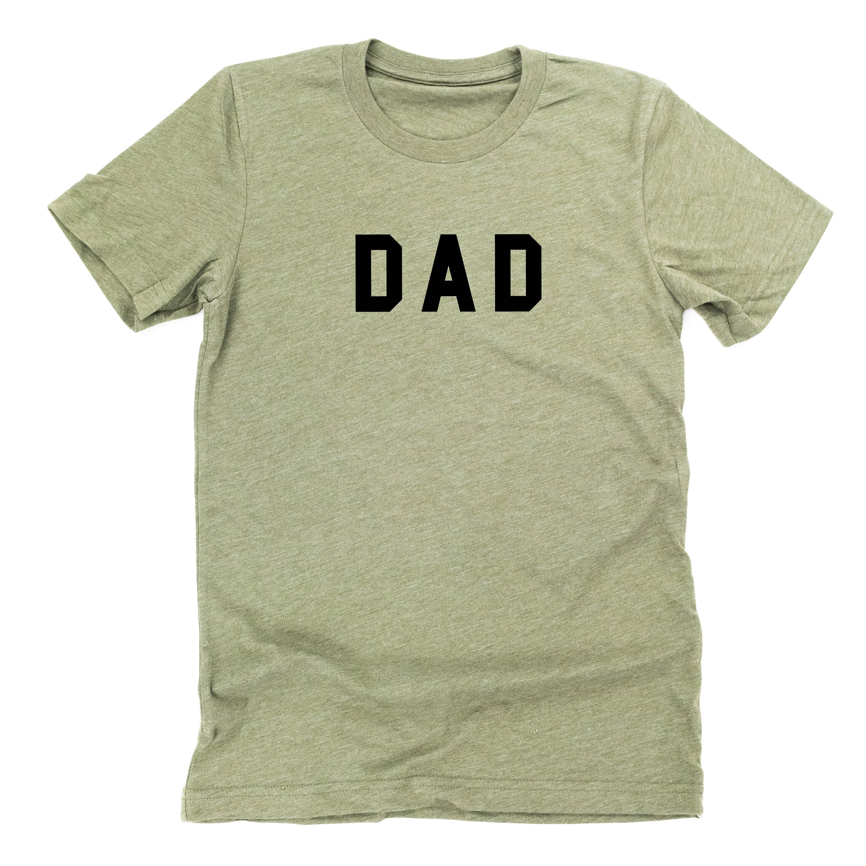 Dad - Standard Block Font - Unisex Tee Little Mama Shirt Shop