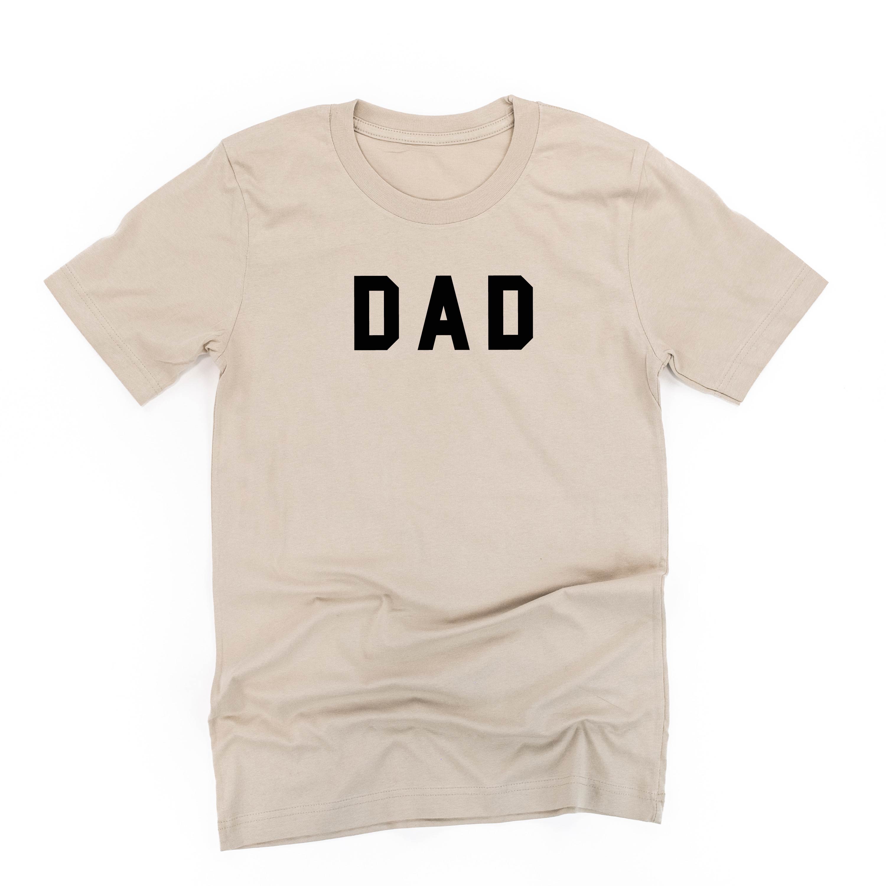 Dad - Standard Block Font - Unisex Tee Little Mama Shirt Shop