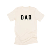 Dad - Standard Block Font - Unisex Tee Little Mama Shirt Shop