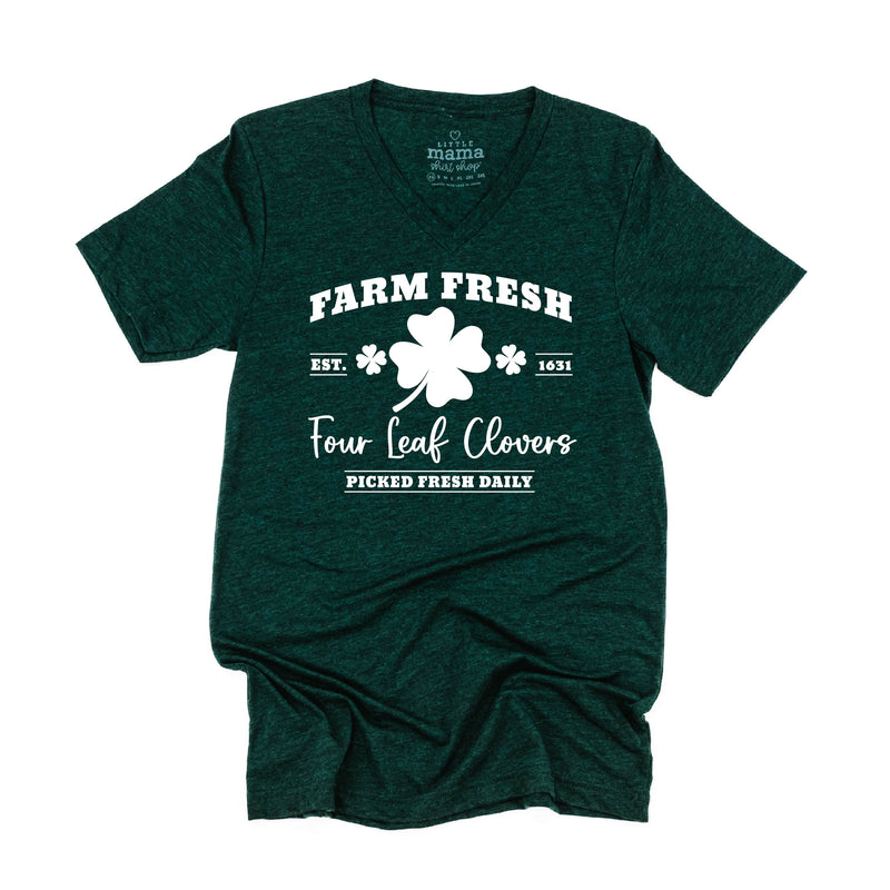 Farm Fresh Four Leaf Clovers - Unisex Tee