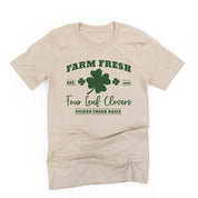 Farm Fresh Four Leaf Clovers - Unisex Tee Little Mama Shirt Shop