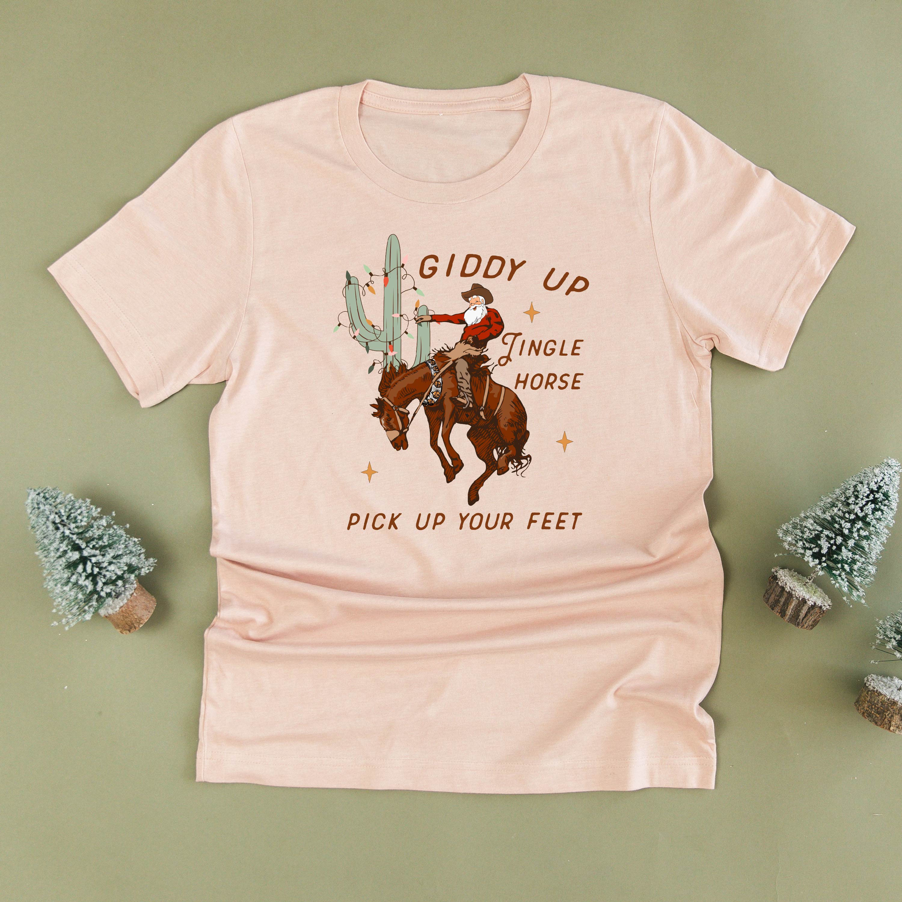 Giddy Up Jingle Horse - Unisex Tee Little Mama Shirt Shop