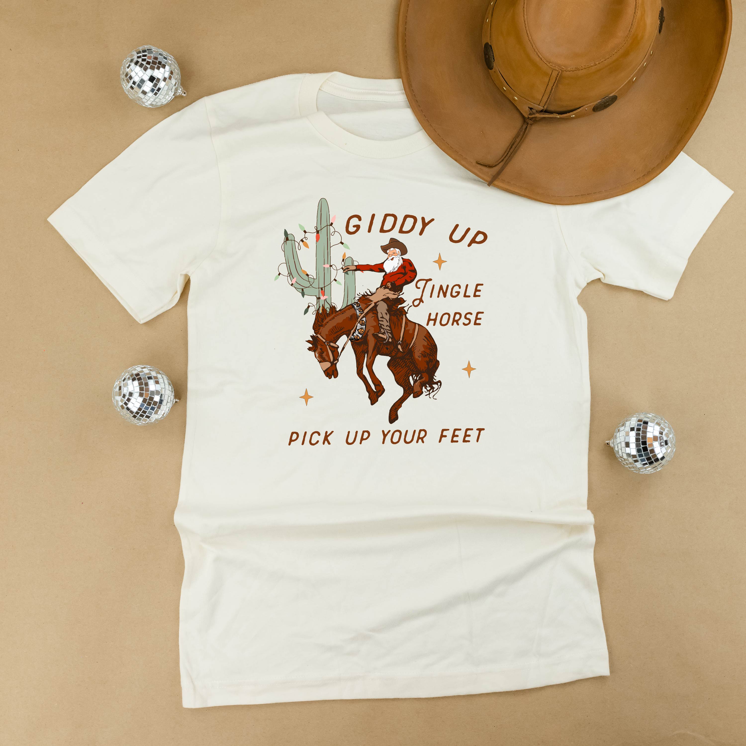 Giddy Up Jingle Horse - Unisex Tee Little Mama Shirt Shop