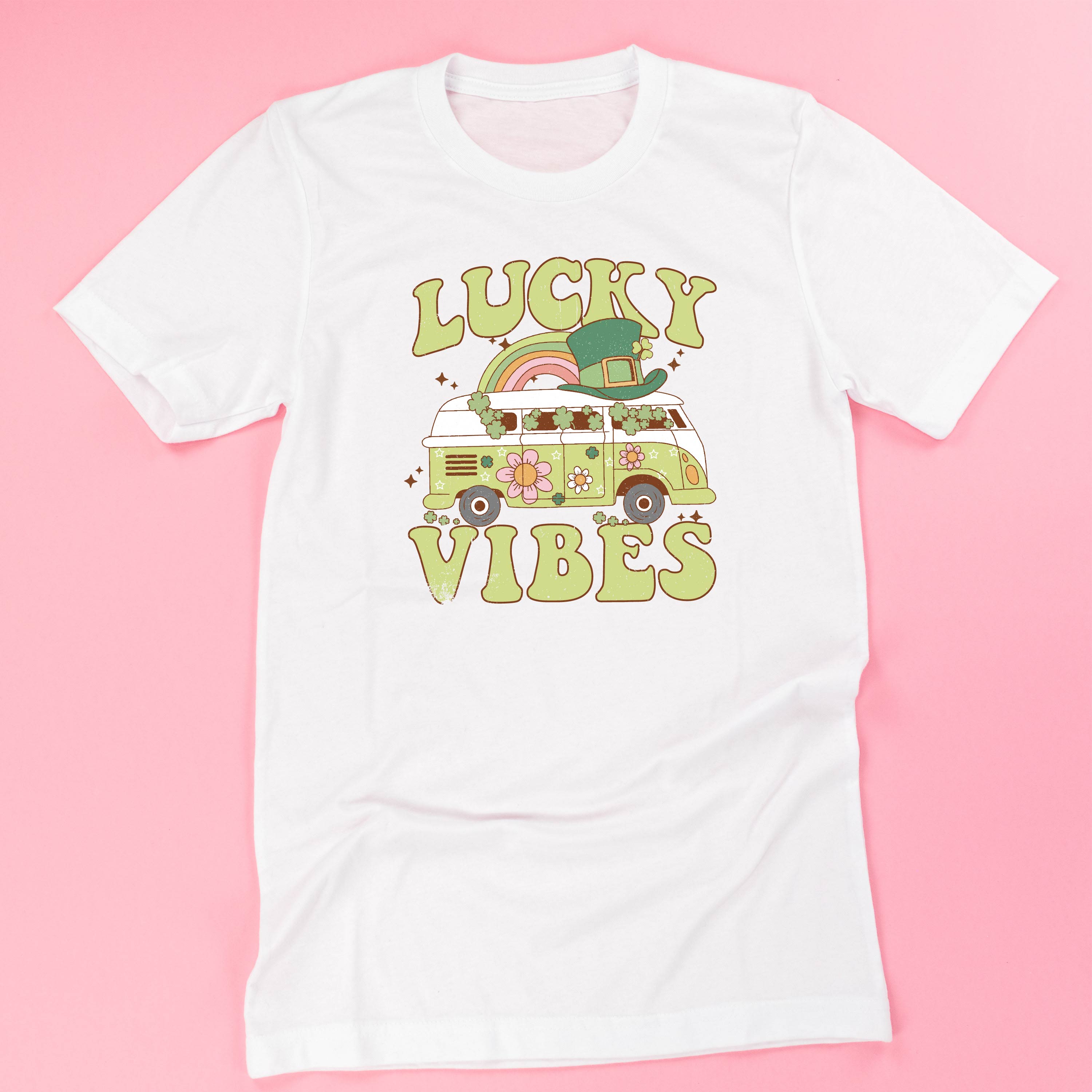 Lucky Vibes - Unisex Tee Little Mama Shirt Shop