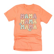 MAMA x3 with Daisies - Unisex Tee Little Mama Shirt Shop