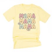 MAMA x3 with Daisies - Unisex Tee Little Mama Shirt Shop