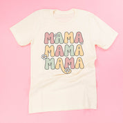MAMA x3 with Daisies - Unisex Tee Little Mama Shirt Shop