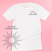 My Only Sunshine Pocket Design w/ Full Sun on Back - Unisex Tee Little Mama Shirt Shop