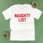 Naughty List - Unisex Tee Little Mama Shirt Shop
