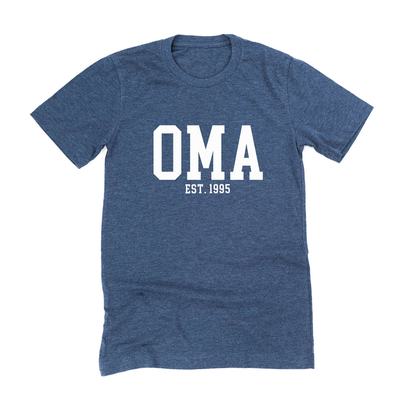 Oma - EST. (Select Your Year) ﻿- Unisex Tee