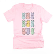 Pastel Peeps - 3x3 - Unisex Tee Little Mama Shirt Shop