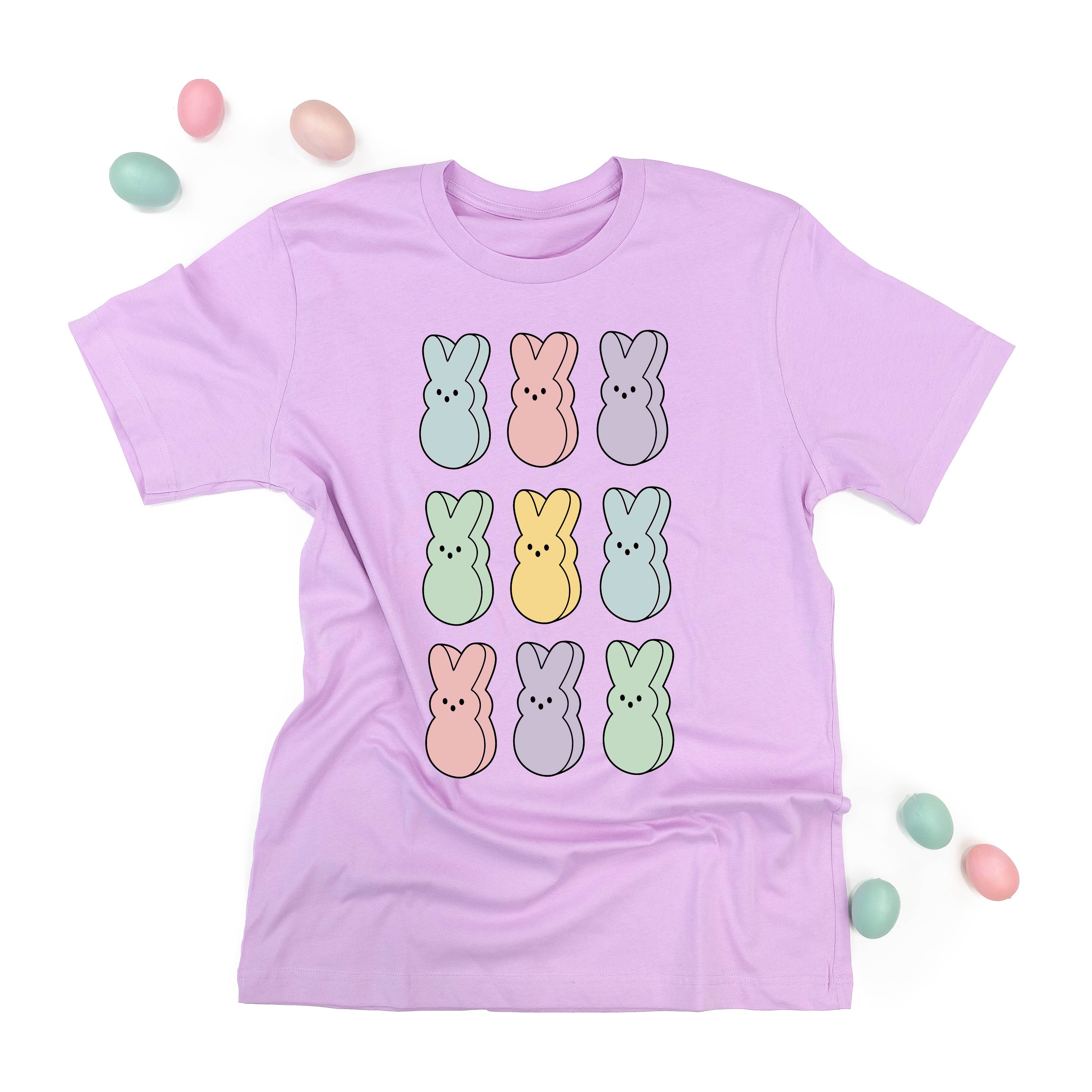 adult_unisex_tees_pastel_peeps_3x3_little_mama_shirt_shop