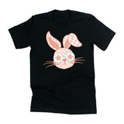 Pink Checkered Bunny - Unisex Tee Little Mama Shirt Shop