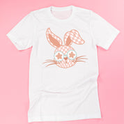 Pink Checkered Bunny - Unisex Tee Little Mama Shirt Shop