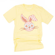 Pink Checkered Bunny - Unisex Tee Little Mama Shirt Shop
