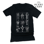 Plant Lady w/ Back Detail - Unisex Tee Little Mama Shirt Shop