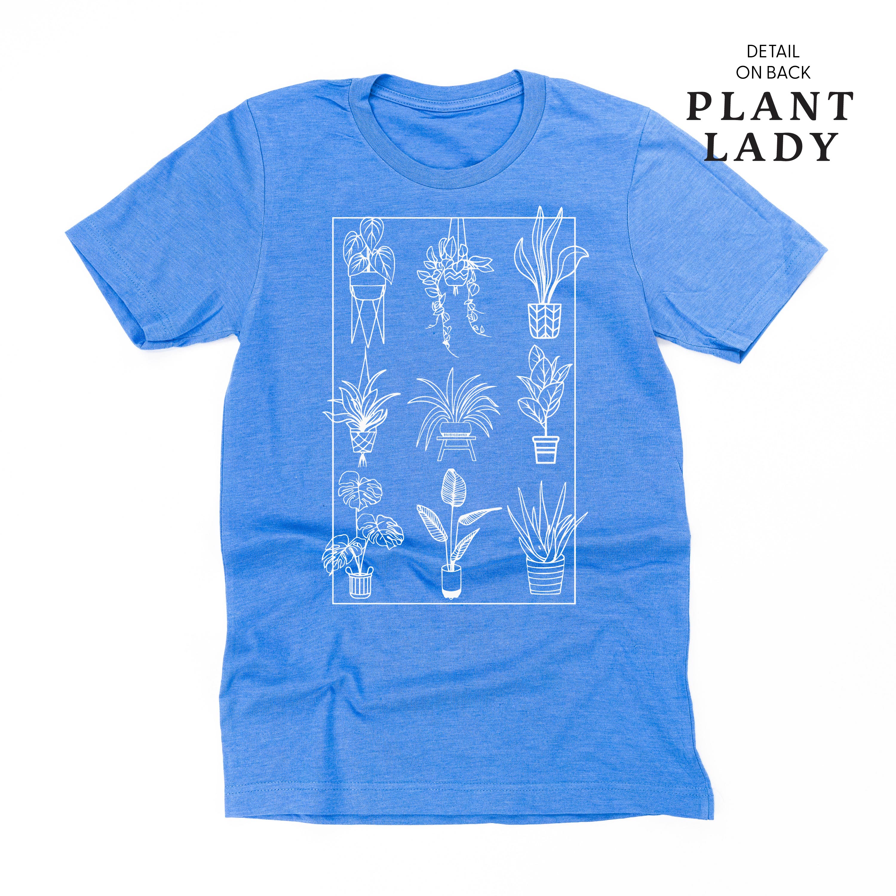 Plant Lady w/ Back Detail - Unisex Tee Little Mama Shirt Shop