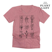 Plant Lady w/ Back Detail - Unisex Tee Little Mama Shirt Shop