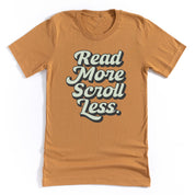 Read More. Scroll Less. - Unisex Tee Little Mama Shirt Shop