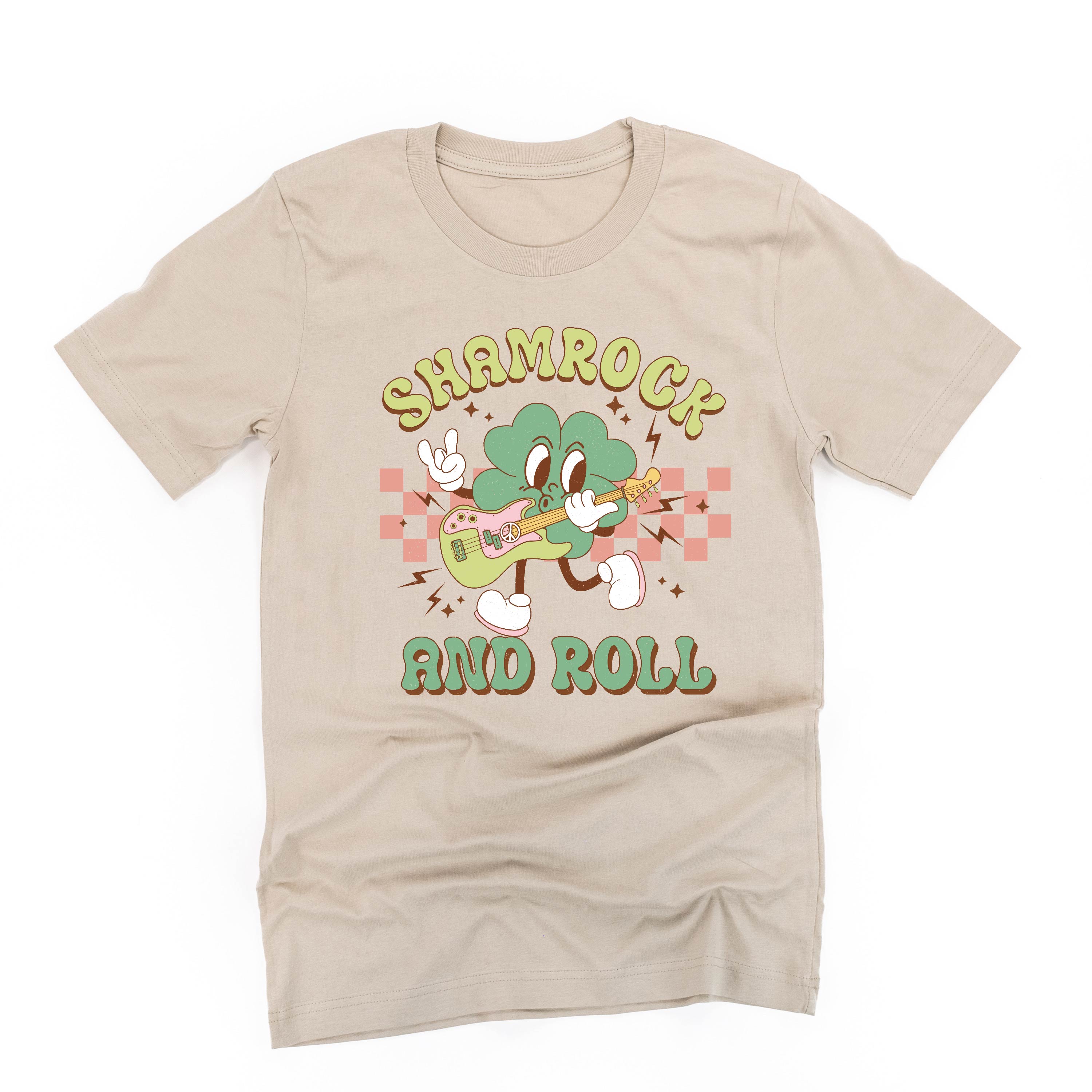 Rock N Roll Shamrock - Unisex Tee Little Mama Shirt Shop