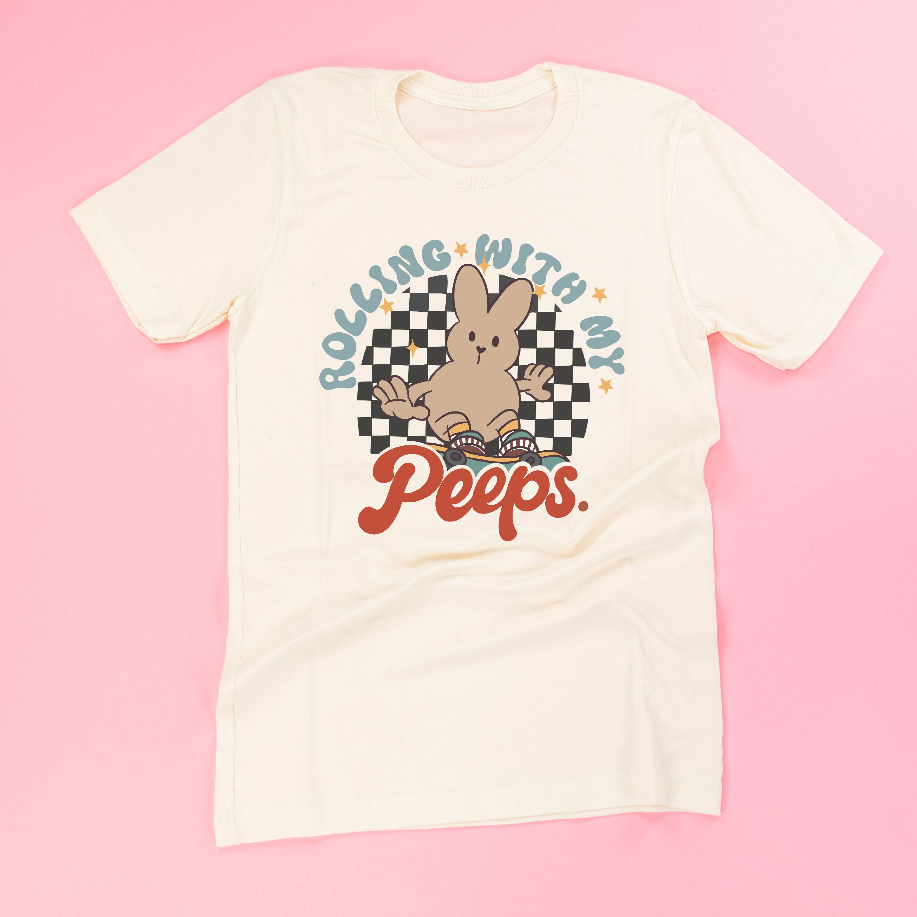 Rolling With My Peeps - Unisex Tee Little Mama Shirt Shop