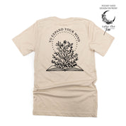 Take the Time (Front Pocket) w/ To Expand Your Mind (Back) - Unisex Tee Little Mama Shirt Shop