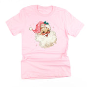 Watercolor Santa - Unisex Tee Little Mama Shirt Shop