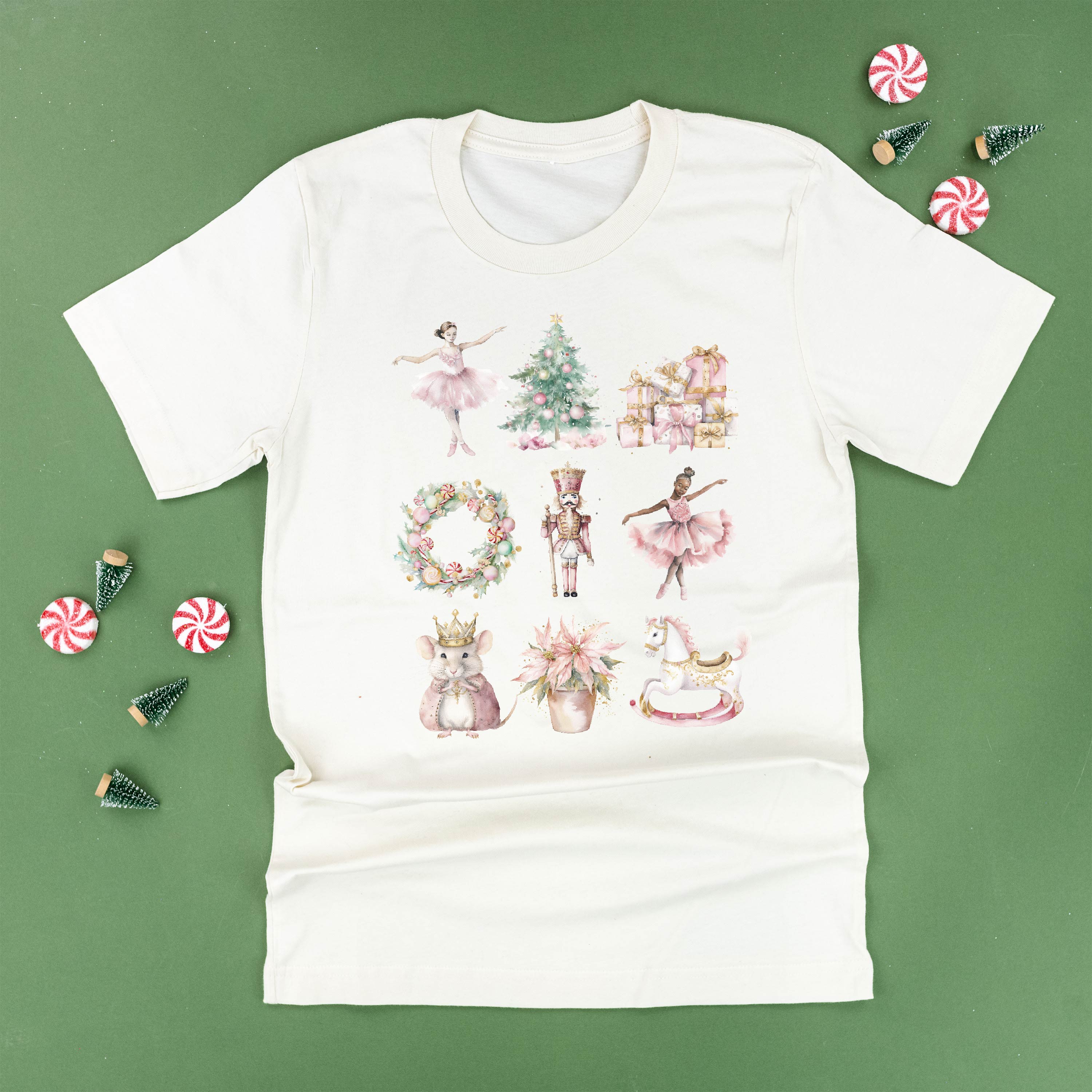 Watercolor Nutcracker - Unisex Tee Little Mama Shirt Shop