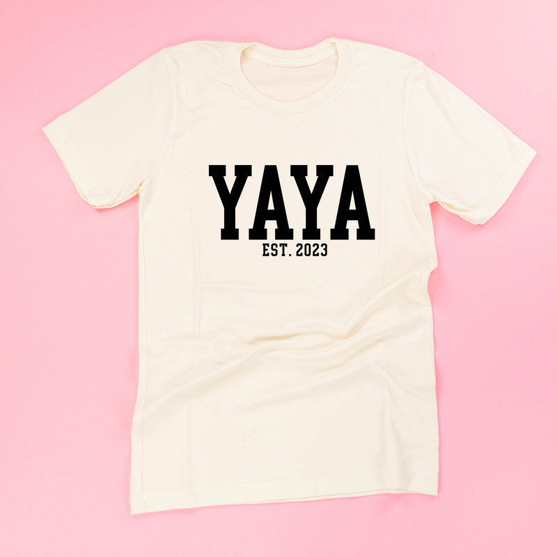 Yaya - EST. (Select Your Year) ﻿- Unisex Tee