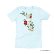 Christmas Floral Mama - Unisex Tee Little Mama Shirt Shop