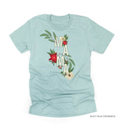 Christmas Floral Mama - Unisex Tee Little Mama Shirt Shop