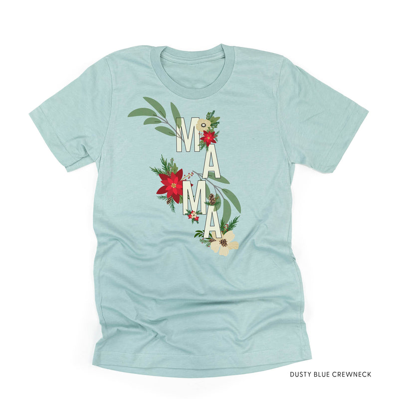 Christmas Floral Mama - Unisex Tee