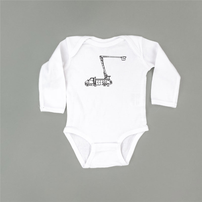 BOOM TRUCK - Minimalist Design - Long Sleeve Child Shirt