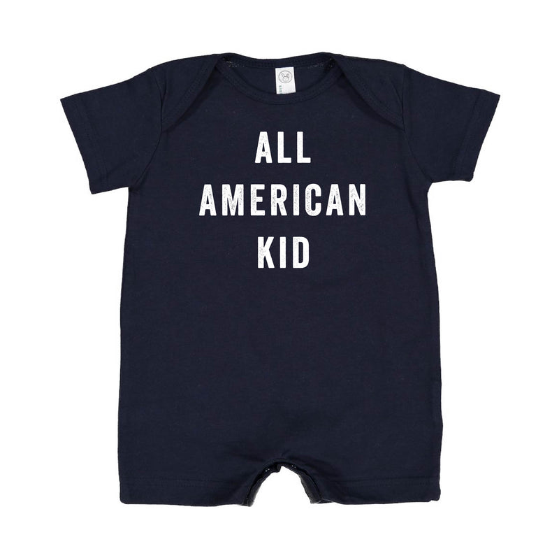 All American Kid - Short Sleeve / Shorts - One Piece Baby Romper