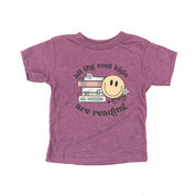 All the Cool Kids Are Reading - Short Sleeve Child Shirt Little Mama Shirt Shop