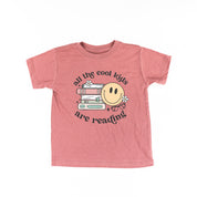All the Cool Kids Are Reading - Short Sleeve Child Shirt Little Mama Shirt Shop