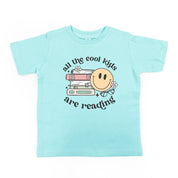 All the Cool Kids Are Reading - Short Sleeve Child Shirt Little Mama Shirt Shop