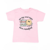 All the Cool Kids Are Reading - Short Sleeve Child Shirt Little Mama Shirt Shop