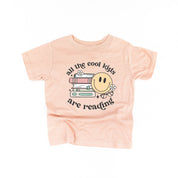 All the Cool Kids Are Reading - Short Sleeve Child Shirt Little Mama Shirt Shop