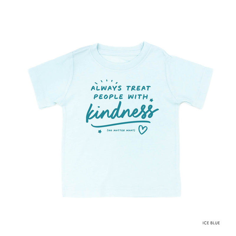 Always Treat People with Kindness - TONE ON TONE - Short Sleeve Child Shirt