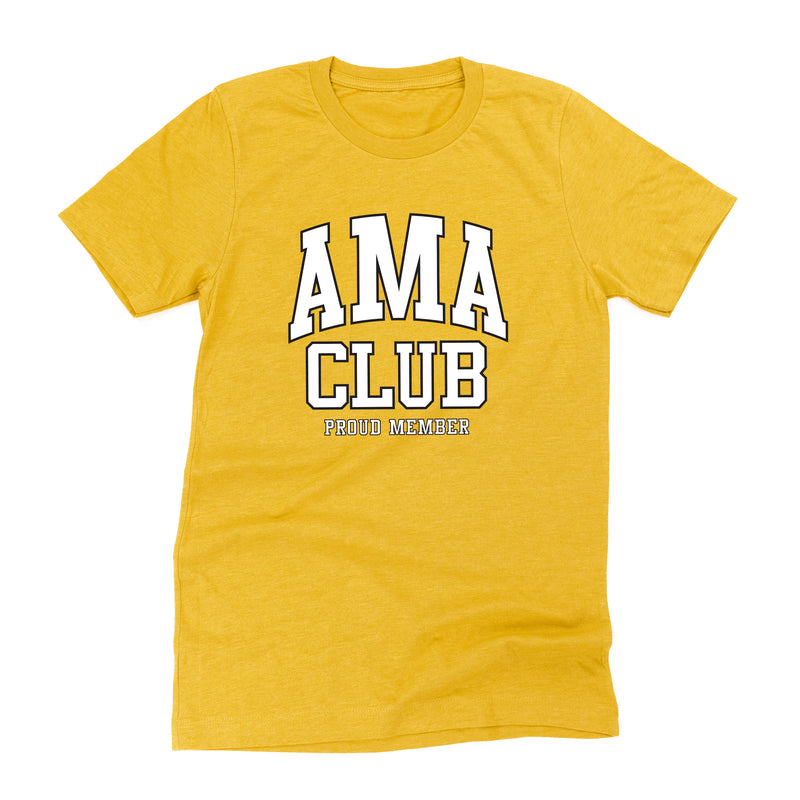 Varsity Style - AMA Club - Proud Member - Unisex Tee