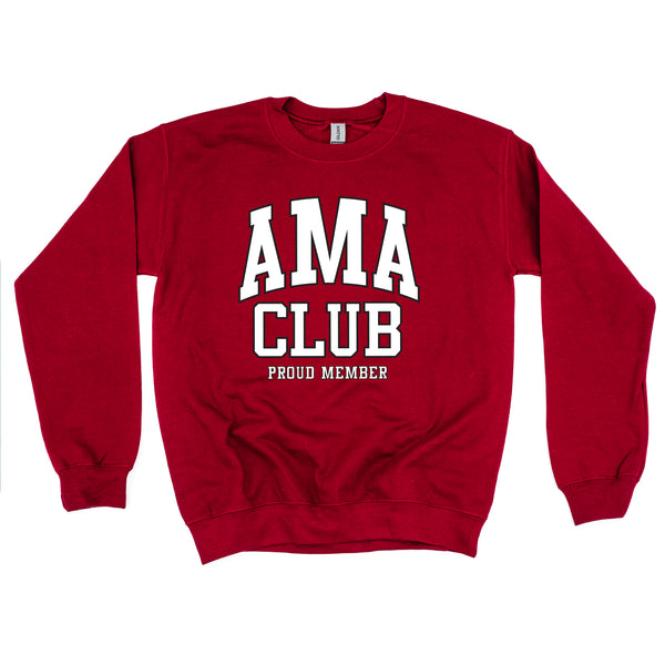 Varsity Style - AMA Club - Proud Member - BASIC FLEECE CREWNECK