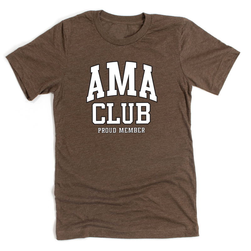 Varsity Style - AMA Club - Proud Member - Unisex Tee