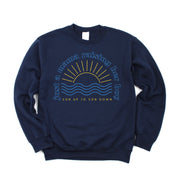 Just a Mama Raising Her Boy - Son Up To Son Down (Singular) - BASIC Fleece Little Mama Shirt Shop LLC