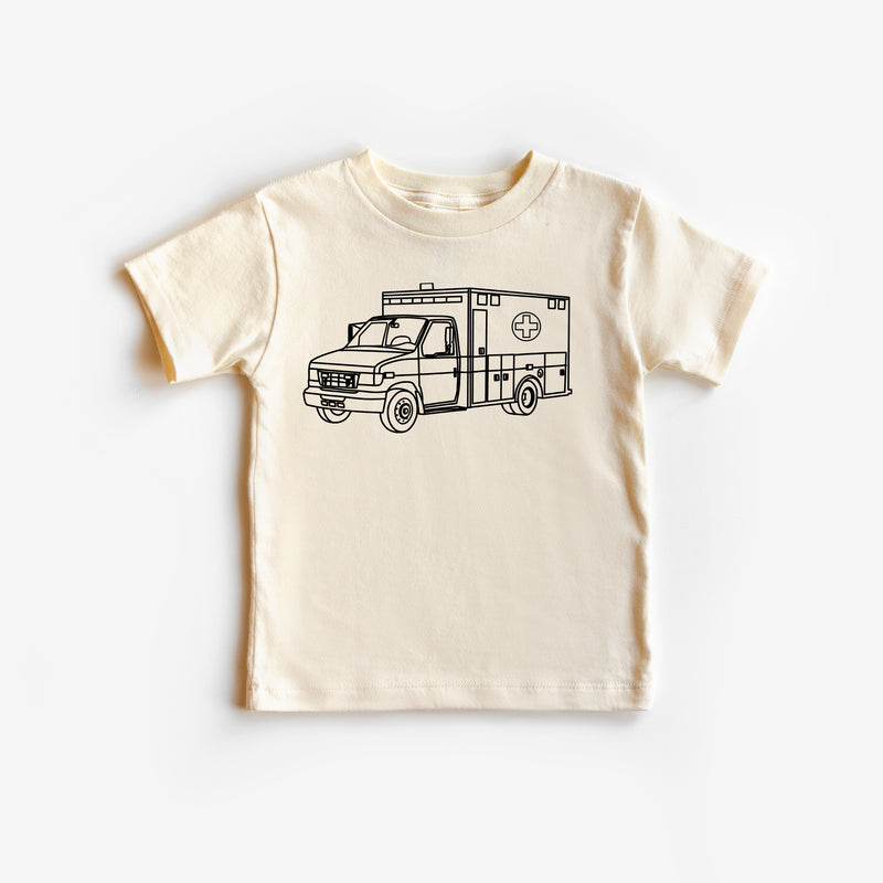 AMBULANCE - Minimalist Design - Short Sleeve Child Shirt